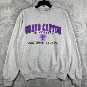 Champion Grand Canyon University Sweatshirt Men's S Crewneck Eco Fleece Graphic